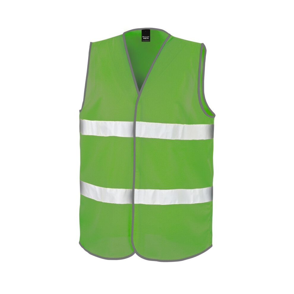 Result (Sm, Lime) Core Adult Unisex Motorist Hi-Vis Safety Vest