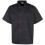 Premier (XL, Black) Premier Unisex Studded Front Short Sleeve Chefs Jacket 1