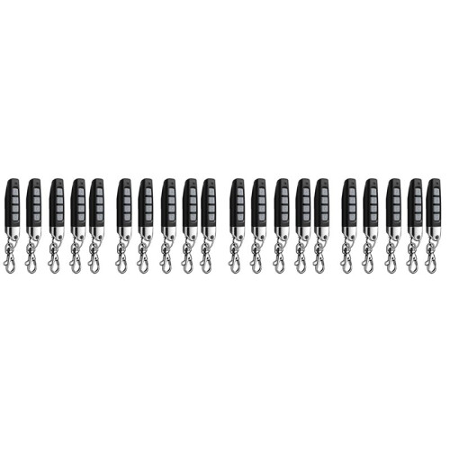 20pcs 433MHz Remote Control Compact Wireless Duplicator for Garage Doors Gates Systems Universal Compatibility Black 1