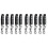 20pcs 433MHz Remote Control Compact Wireless Duplicator for Garage Doors Gates Systems Universal Compatibility Black 3