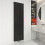 NES Home Nes Home 1800 X 410 mm Vertical Flat Double Panel Black Designer Radiator 1