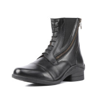 (7 UK, Black) Moretta Womens/Ladies Alessia Grain Leather Paddock Boots