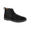 (12 UK, Black) Roamers Mens Plain Suede Ankle Boots 1