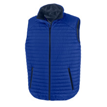 (XL, Royal Blue/Navy) Result Unisex Adult Thermoquilt Gilet