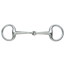 (3.5in, Silver) Shires Dressage Horse Eggbutt Snaffle Bit