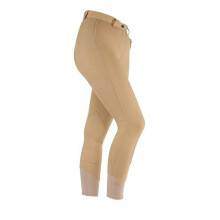 (13-14 Years, Beige) SaddleHugger Girls Breeches