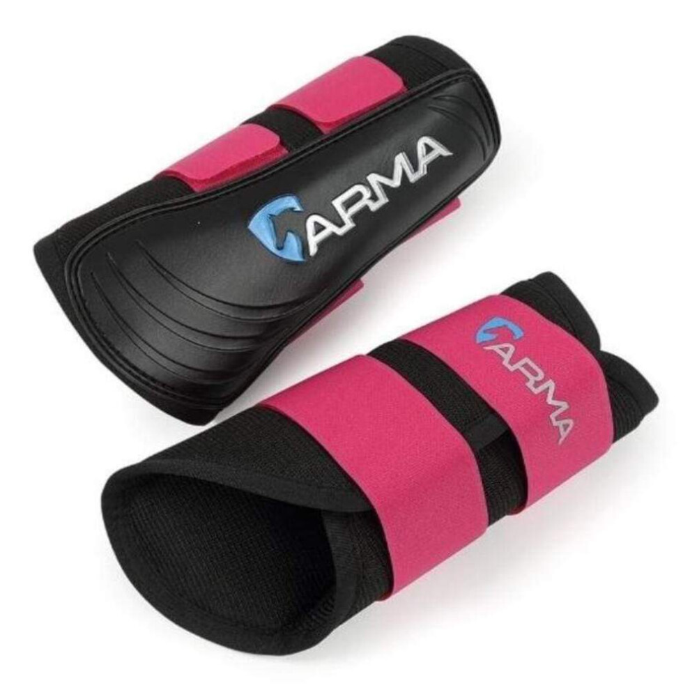 Photos - Climbing Gear ARMA   Neoprene Horse Brushing Boots (X Full, Raspberry)