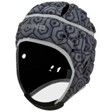 (M, Black) Rhino Childrens/Kids Pro Rugby Headguard