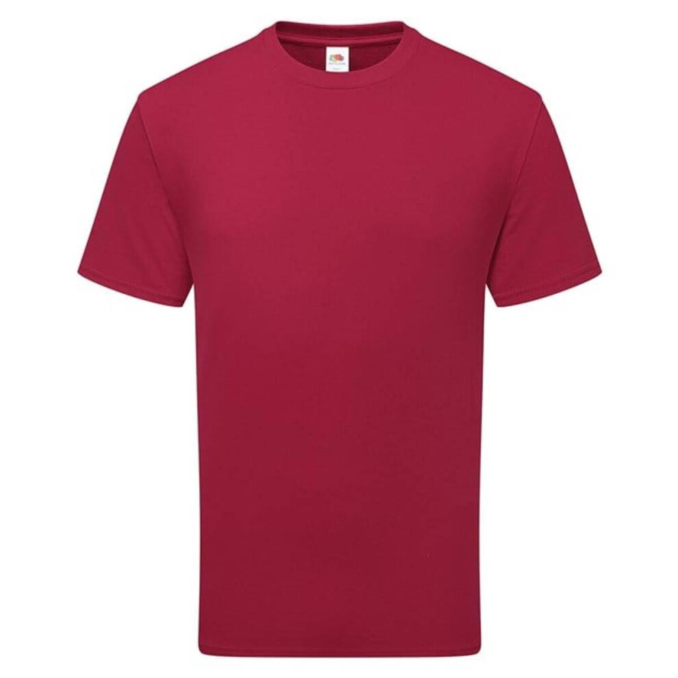 Fruit Of The Loom (S, Cranberry) Unisex Adult Cotton T-Shirt