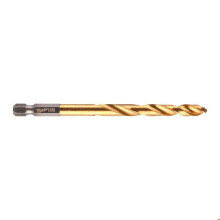 Broca metálica Shockwave HSS-G TiN Vermelha Hex - Ø 6,8 x 108 mm - 1 peça - MILWAUKEE - 48894716