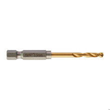 Broca metálica Shockwave HSS-G TiN Roja Hex - Ø 3,5 x 69 mm - 2 piezas - MILWAUKEE - 48894707