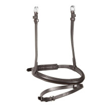 (Pony, Havana) Velociti Raised Padded Leather Horse Flash Noseband
