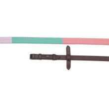 (48in x 0.6in, Havana) Aviemore Leather Training Horse Rubber Reins