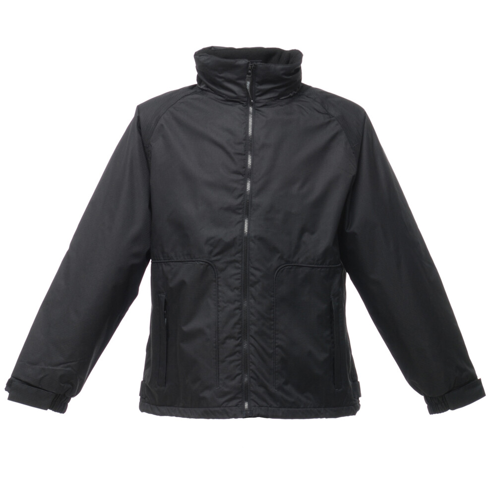 Regatta (S, Black) Mens Waterproof Windproof Jacket (Fleece Lined)