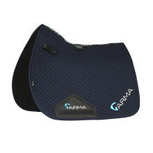 (15in - 16.5in, Navy) ARMA Logo Horse GP Saddlepad