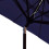 (Navy Blue) 2.7m Wind Up Parasol - Beige 4