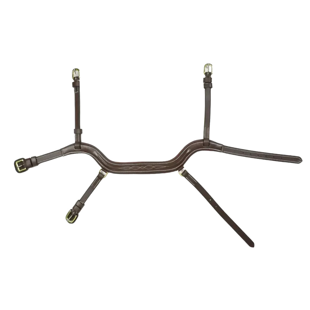 Photos - Equestrianism  Whitaker Leather Horse Combination Noseband(Small Pony, Havana)