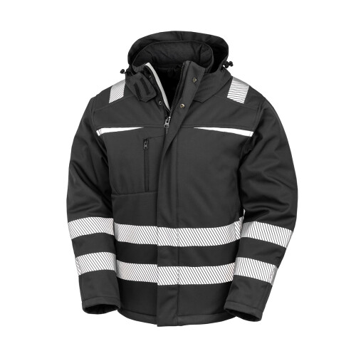Result (M, Black) Result Unisex Adult Safe-Guard Dynamic Soft Shell Jacket