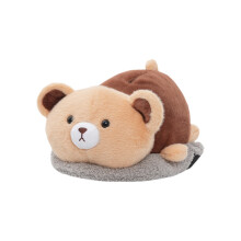 (Bear)Distributeur de mouchoirs créatif Capybara avec matériau charbon de bambou pour table et déco bureau
