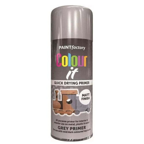 Rapide Rapide Grey Colour It Primer Spray Paint 250ml