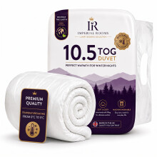 (Single Duvet Tog, 10.5 Tog) Down Duvets & Quilts Tog Winter Warm Soft & Comfortable Luxurious Sleep Single Double King Super King Size Quilt Hypoallergenic Christmas Duvet