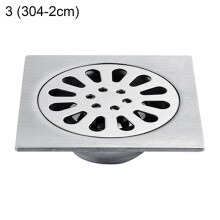 (3) Premium Rustproof Floor Drain Anti-Backflow High Hardness Bathroom Shower Drain Sturdy