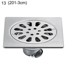 (13) Premium Rustproof Floor Drain Anti-Backflow High Hardness Bathroom Shower Drain Sturdy