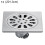 (13) Premium Rustproof Floor Drain Anti-Backflow High Hardness Bathroom Shower Drain Sturdy 1