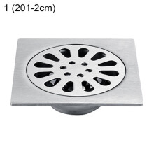 (1) Premium Rustproof Floor Drain Anti-Backflow High Hardness Bathroom Shower Drain Sturdy