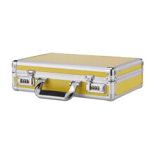 (S) Aluminum Alloy Protective Equipment Case Portable Outdoor Hard Shell Briefcase for File Storage