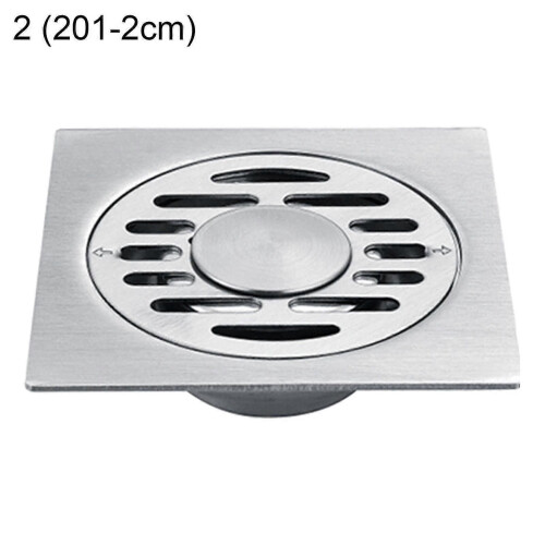 (2) Premium Rustproof Floor Drain Anti-Backflow High Hardness Bathroom Shower Drain Sturdy