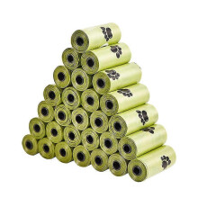 (20 rolls) 20 rouleaux de 300 sacs à déjections canines biodégradables, épais et étanches, pour le nettoyage des déchets.