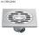 (12) Premium Rustproof Floor Drain Anti-Backflow High Hardness Bathroom Shower Drain Sturdy 1
