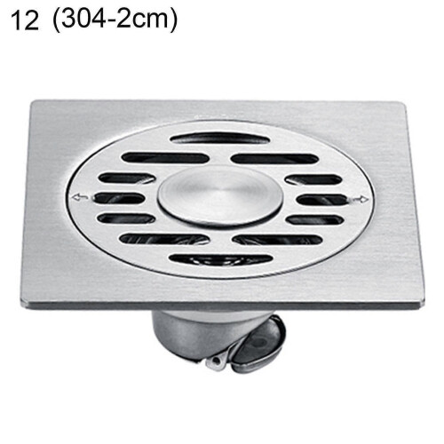 (12) Premium Rustproof Floor Drain Anti-Backflow High Hardness Bathroom Shower Drain Sturdy