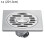 (14) Premium Rustproof Floor Drain Anti-Backflow High Hardness Bathroom Shower Drain Sturdy 1