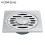 (4) Premium Rustproof Floor Drain Anti-Backflow High Hardness Bathroom Shower Drain Sturdy 1