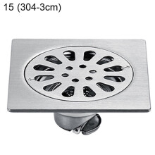 (15) Premium Rustproof Floor Drain Anti-Backflow High Hardness Bathroom Shower Drain Sturdy