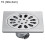 (15) Premium Rustproof Floor Drain Anti-Backflow High Hardness Bathroom Shower Drain Sturdy 1