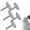 (Sharp, 10pcs) 40 mm diamantskive 6 mm skaft for fliser, granitt, marmor, keramikk, gravering, kutt 1