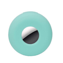 (green) Lot de 2 étuis de rangement étanches en silicone pour colliers anti-perte d'animaux de compagnie