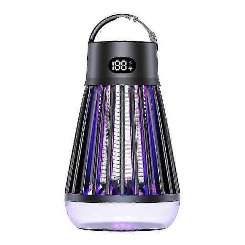 (Black) New Zappify 2.0 Portable Electric Mosquito Zapper USB Rechargeable