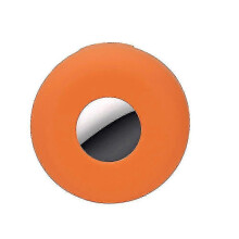 (orange color) 2PCS Waterproof Silicone AirTag Holder Case Anti-Lost Pet Collar Hanging Locator