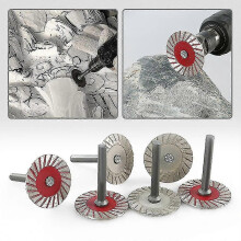 (Wear-resistant - sharp, 10pcs) Disque diamanté de 40 mm, tige de 6 mm, pour la gravure et la découpe de carrelage, granit, marbre et céramique.