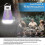 (WHite) New Zappify 2.0 Portable Electric Mosquito Zapper USB Rechargeable 2