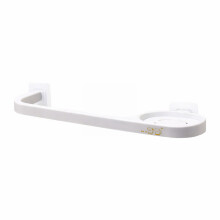 Accessoires de cuisine XIUH, Porte-serviettes mural, Barre de rangement suspendue en plastique, Porte-serviettes de salle de bain, Porte-serviettes
