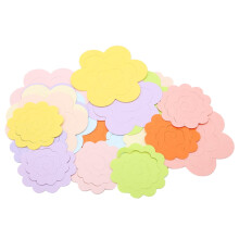 20 st blommönster färgglatt pappersquilling-kit rosettblommaquillingpapper (slumpmässig färg)