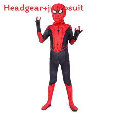(From Home,Adult 190)Spider-Man Brandneu Tag Cosplay Kostüm Overall Halloween Party Events Erwachsene Kinder