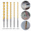 (10mm) Premium Industrial Alloy Drill Bits 5/6/8/10/12mm Multipurpose Durable Set 2