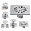 (3) Premium Rustproof Floor Drain Anti-Backflow High Hardness Bathroom Shower Drain Sturdy 2
