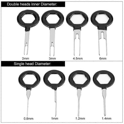 (18 pcs) 18pcs 11pcs Car Terminal Puller Kit Pin Extractor Wire Connector Removal Tool Set 2